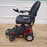 CLEARANCE The Excel Quest - Compact Reclining Portable Power Chair - Red